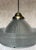 Brass Vintage American Glass and Brass Pendant Light, Circa 1960s For Sale - Image 8 of 12