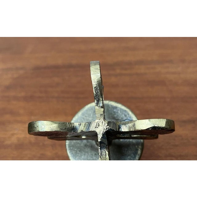 Vintage Brutalist Bronze Candleholder from Gallo, 1970s For Sale - Image 11 of 15