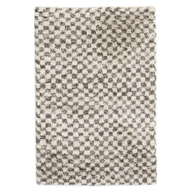 2020s Dash & Albert by Annie Selke Citra Grey Hand Knotted Wool Rug, 2'6" x 8' For Sale - Image 5 of 5