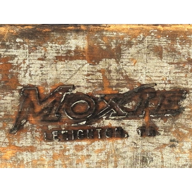 Early 20th Century Moxie! Early 20th C. Wooden Soft Drink Shipping Crate - Maine / Pennsylvania For Sale - Image 5 of 9