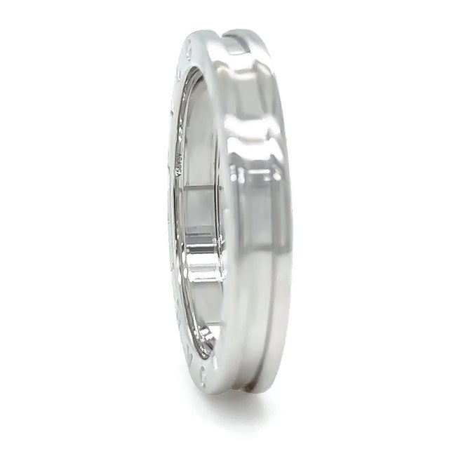 2020s Bvlgari B.Zero1 18ct White Gold Ring 10.3g, Size 12.5 For Sale - Image 5 of 9