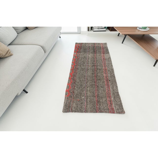 1960s Anatolian Handwoven Kilim Runner For Sale - Image 9 of 10