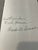 This is an original book signed by author. Book includes original items from publishers advertising