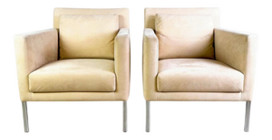 Jason 391 Armchair in Beige Suede from Walter Knoll