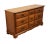 SUMTER CABINET Solid Hard Rock Maple Rustic Early American 61" Triple Dresser 32.5" High 61.25" Wide 19" Deep We...
