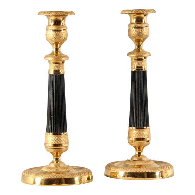 19th Century French Candlesticks, Set of 2 For Sale
