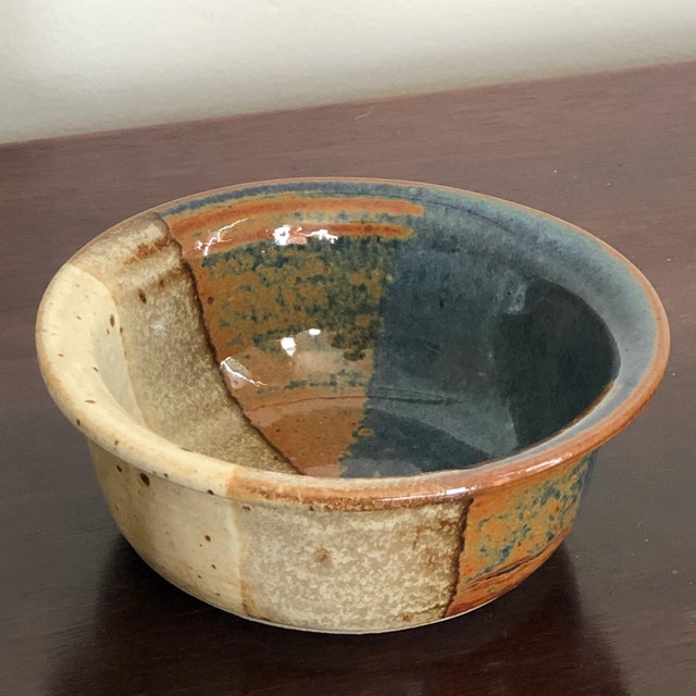 Small Mid-Century Modern Style Studio Pottery Bowl For Sale In Baltimore - Image 6 of 12