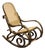 Vintage Thonet Style Bentwood Rocking Chair For Sale