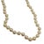 Mid-Century South Sea Roud Pearl Choker Necklace on Silk Cord W/ Silver Clasp For Sale - Image 4 of 7