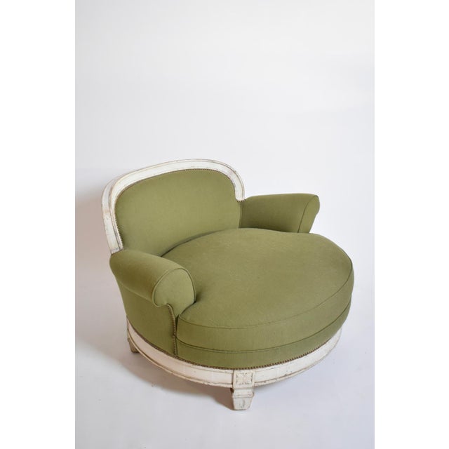 1940s Louis XVI Style Armchair, 1940s For Sale - Image 5 of 6