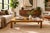 Bring warmth and timeless craftsmanship to your living space with this beautifully made Mid-Century Modern oak coffee...