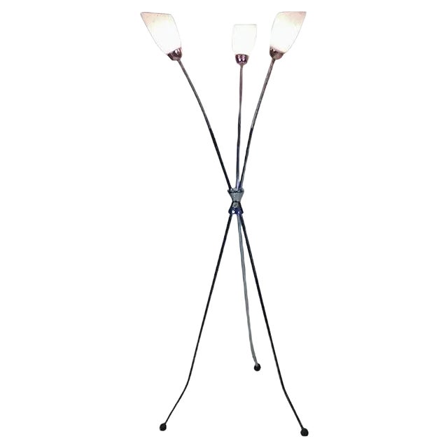 Mid-Century Chromed Model 101 Floor Lamp from Lidokov, 1960s For Sale