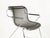 Postmodern Penelope Armchair in Black and Chrome-Plated Metal by C. Pollock for Anonima Castelli, 1982 For Sale - Image 3 of 14