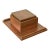 Silver Crest Arts & Crafts Sterling Silver on Bronze Inkwell For Sale