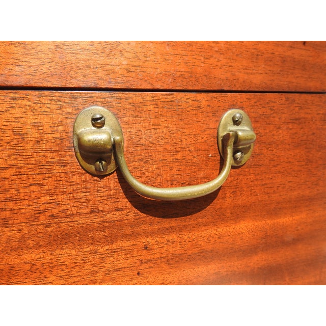 Mid-Century Mahogany Tantalus Set- 6 Pieces For Sale - Image 10 of 11