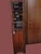 Chestnut wood cabinet with a glass door, a traditional peasant style. In the homes of wealthy farmers in Tuscia and...