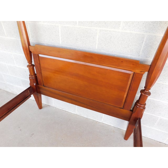 John Wanamaker Ny Shaker Cannon Ball Pencil Poster Cherry Full Size Poster Bed For Sale - Image 12 of 17