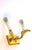 Metal Mid 20th Century Riccardo Scarpa Pair of Double Brass Sconces, Italy - a Pair For Sale - Image 7 of 10