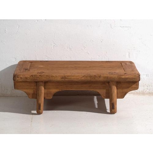 Antique Chinese Elm Low Table For Sale - Image 6 of 10
