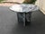 Gray Vintage Offset Interlocking X-Base Marble Coffee Table For Sale - Image 8 of 13