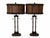 Coastal Bamboo Style Lamps With Oval, Wovan Shades For Sale - Image 3 of 4