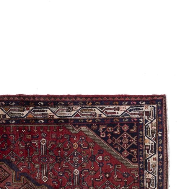 Asian Rug in Cotton and Wool For Sale - Image 4 of 6