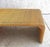 Wood Vintage Coastal Woven Natural Wicker Waterfall Coffee Table For Sale - Image 7 of 8