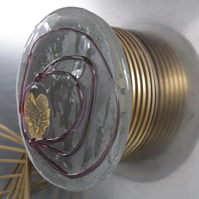 Italian Sculptural Wall Light by Angelo Brotto for Esperia, 1970 For Sale - Image 13 of 18