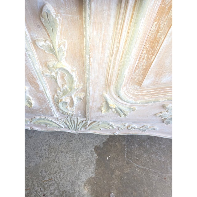 Large White French Style Armoire With Interior Drawers For Sale - Image 12 of 12