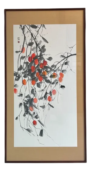 Miyazawa Shōzan, Traditional Japanese Sumi-E Artwork, 1980s, Ink & Watercolor