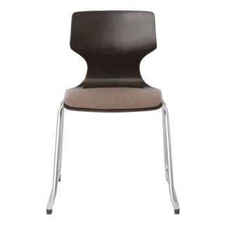 Mid-Century Modern Pagwood Chair with Fabric Seat from Flötotto, 1970s For Sale