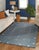 Textile 4x6 Gray Flat Weave Wool Diamond Constellation Geometric Modern Carpet Rug For Sale - Image 7 of 9