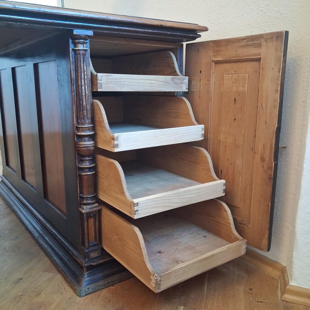 Antique Desk in Wood, 1880 For Sale - Image 10 of 18