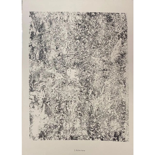 Jean Dubuffet - Riche Terre - Original Lithograph - 1959 For Sale