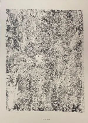 Jean Dubuffet - Riche Terre - Original Lithograph - 1959