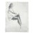 1944 Figure Study Drawing Pencil on Paper For Sale