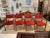 Mid-Century Modern Red Velvet Chairs - Set of 4 For Sale In San Francisco - Image 6 of 6