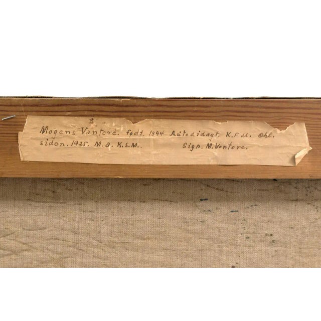 'Yellow and White Daisies' by Mogens Vantore, Paris, Impressionist Still Life, Circa 1925 For Sale - Image 10 of 11