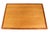 Brown Mid Century Danish Modern Style Teak Serving Tray Circa 1950/70’s For Sale - Image 8 of 10