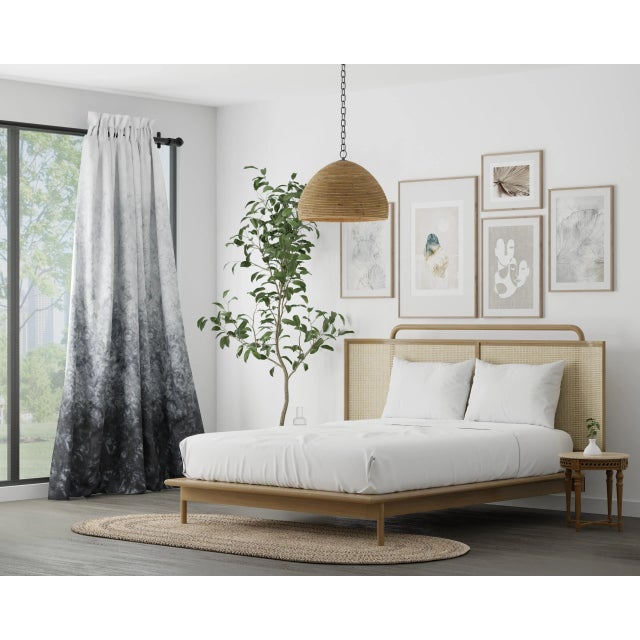 Wood Marigot Rattan Single-Light Dome Pendant For Sale - Image 7 of 8