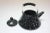 Mid-Century Modern Vintage Black Enamel Graniteware / Splatterware Tea Kettle For Sale - Image 3 of 12