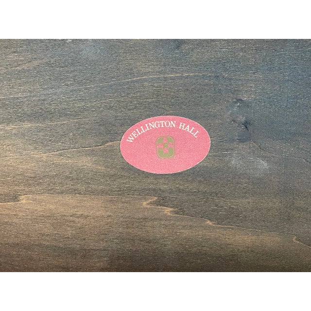 Traditional Elegant Wellington Hall George II Console Entryway Table or Desk For Sale - Image 3 of 5