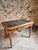 French Oak and Walnut Dining Table with Marble Top For Sale - Image 9 of 18
