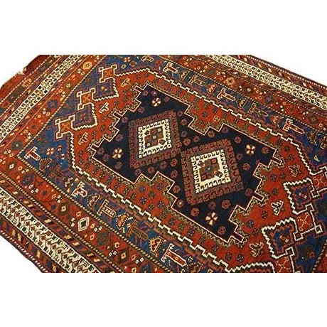 Antique Persian Afshar Rug For Sale - Image 11 of 12