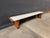 White 1970s Mid Century Modern Danish Teak and Leather Bench For Sale - Image 8 of 12