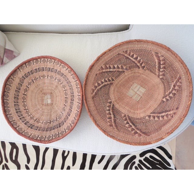 Vintage African Baskets / Wall Hangings a Pair Chairish