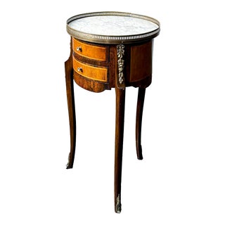 1940s French Louis XV Revival Small Salon Table For Sale