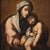 Italian Artist, Virgin with Child, 1720, Oil on Canvas For Sale - Image 6 of 16