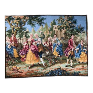 Aubusson Style Tapestry "Dance and Celebration"