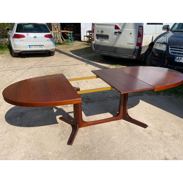 Scandinavian Baumann Round Oval Table in Rosewood, 1960s, Set of 3 For Sale - Image 14 of 18